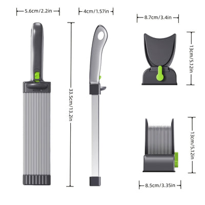Juego de cortador de carne manual SENBOWE, cortador de carne de cocina ABS para carne de vaca, salmón, cordero, verduras, sin carga, no requiere batería, para cocinar, barbacoa, platos calientes