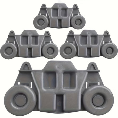 4/6/8 piezas de accesorios para rodillos de lavavajillas, resistentes al desgaste y duraderos, rodadura suave, instalación fácil, buena capacidad de carga y gran adaptabilidad