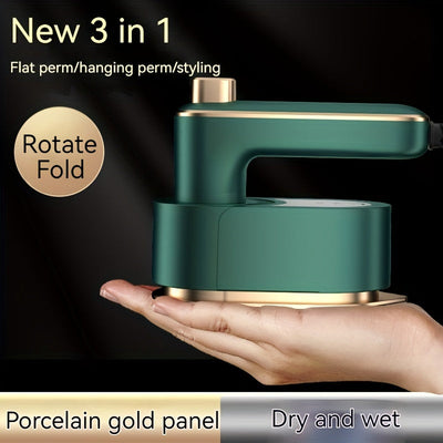 Usa--Fogón portátil para ropa, mini plegable pequeño, calefacción rápida, 180 ° plegable rotativo, mano de obra, almacenamiento compacto y conveniente, adecuado para viajes familiares y universitarios.