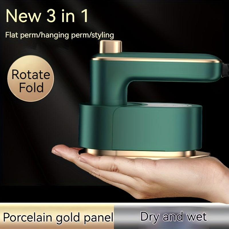 Usa--Fogón portátil para ropa, mini plegable pequeño, calefacción rápida, 180 ° plegable rotativo, mano de obra, almacenamiento compacto y conveniente, adecuado para viajes familiares y universitarios.