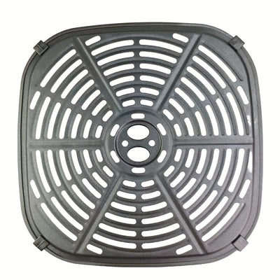Cesta de repuesto para freidor de aire de 8,9x8,9 pulgadas (22,5x22,5 cm) - Plástico duradero, fácil de limpiar, ideal para cocinar de manera uniforme, perfecto para cocinas domésticas, accesorios para freidor de aire