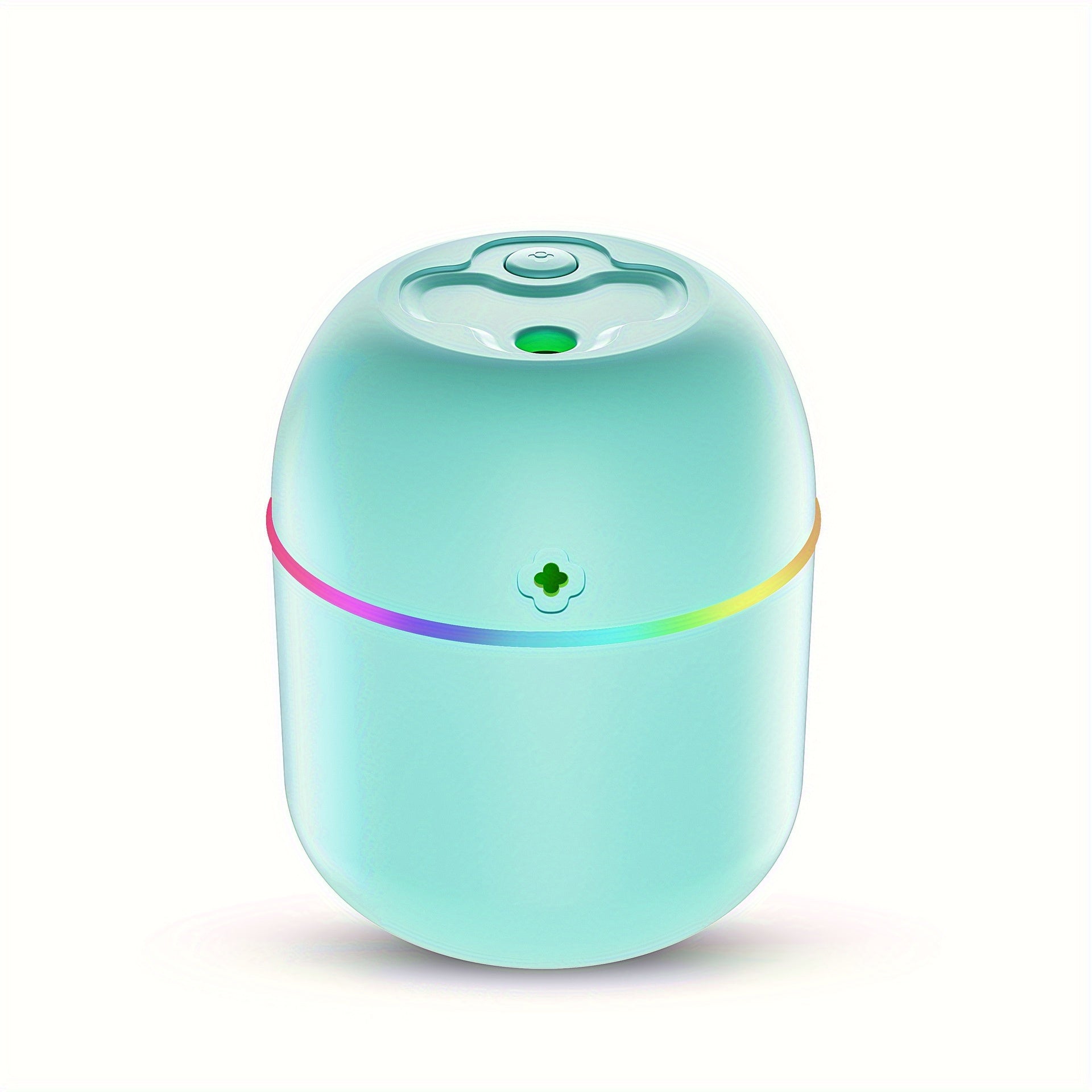 Máquina de aromaterapia humidificadora portátil USB-C, luz de 7 colores en la habitación, escritorio, automóvil, mejora de la calidad del aire de calefacción y refrigeración, no requiere batería, 36 V o menos, para el hogar/oficina/viajes, todos los usua