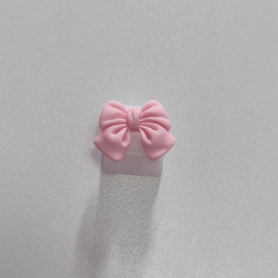 1pc Teclado mecánico con diseño de lazo creativo, tecla ABS de perfil OEM, accesorio único para computadora, regalo ideal para amigos.