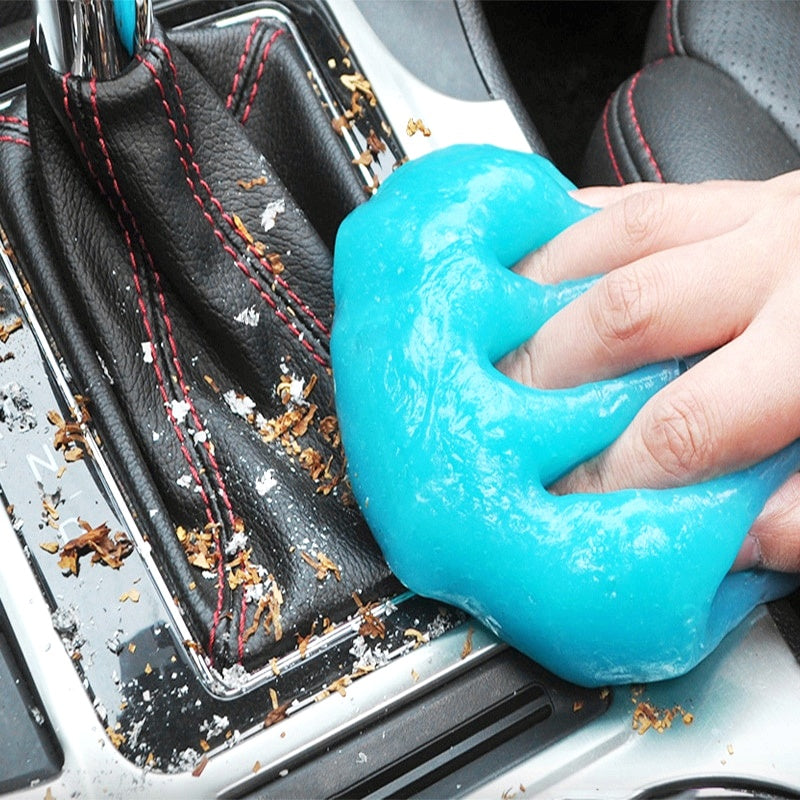1/2/4pcs Gel de limpieza de color aleatorio, masilla de detalles universal para coche, teclado, PC, portátiles, cámaras, no requiere batería, limpiador de interior de coche, ventilas y herramienta de limpieza de dispositivos digitales