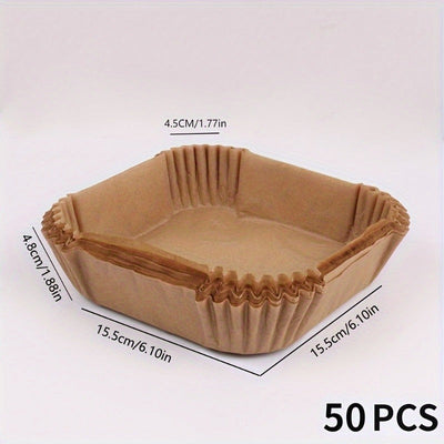 Líneas de freidora de aire que evitan el pegado para una preparación de comidas más saludable - Perfectas para hornear, asar y uso en microondas, con limpieza fácil - Adecuadas para hoteles y aplicaciones comerciales.