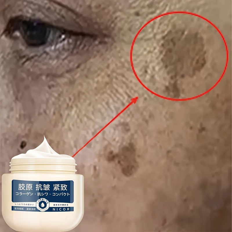 Crema facial Nicor Dense Water-Gloss para manchas oscuras y luz desigual Beige - Crema hidratante y firmeante con ginseng, ingredientes vegetales, brillo, textura no grasosa, cuidado diario de la piel para todos los tipos de Beige claro