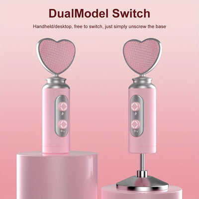 NUOXIANGE Micrófono Rosa para Niñas con Iluminación RGB, Conexión USB Compatible con PC y Mac, Grabación de Condensador, Silencio Táctil, Base Estable, Reducción de Ruido, Plug-and-Play Profesional para Gaming, Podcasting y ASMR