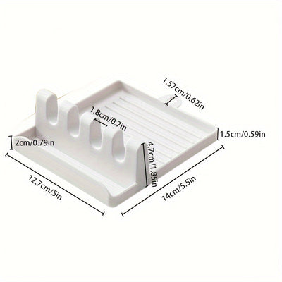 1/2 piezas, Soporte para Utensilios de Cocina, Organizador de Cucharas y Cubiertos, Ideal para Espátulas, Cuchara de Mango Largo, Clip para Tenedores, Tenedor, Multifuncional, Porta Tapas de Ollas, Sopera, Palillos, Hogar o Restaurante