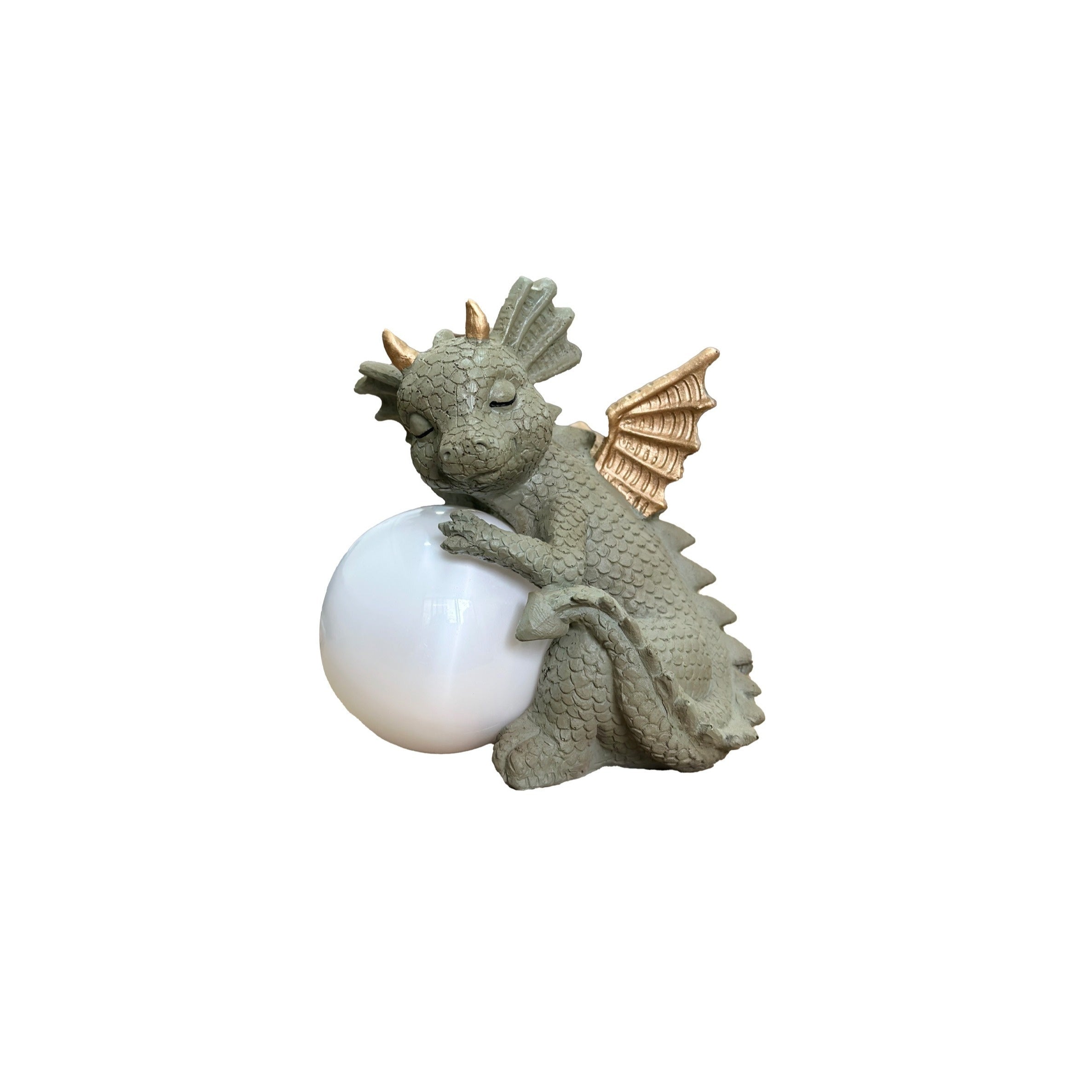 XXOASIS Estatua de Dinosaurio con Luz Alimentada por Energía Solar - Adorno de Jardín de Resina Caprichoso con Característica Iluminada, Recargable a través de, Decoración Exterior Impermeable para Césped, Decoración de Habitación de Dinosaurios