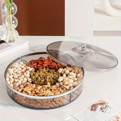 Tarro de Dulces de 10.92 Pulgadas con Tapa - Ideal para Snacks, Frutas y Decoración del Hogar | Recipiente Duradero de Gran Capacidad, Perfecto para Fiestas y Celebraciones, Adecuado para Halloween y Navidad