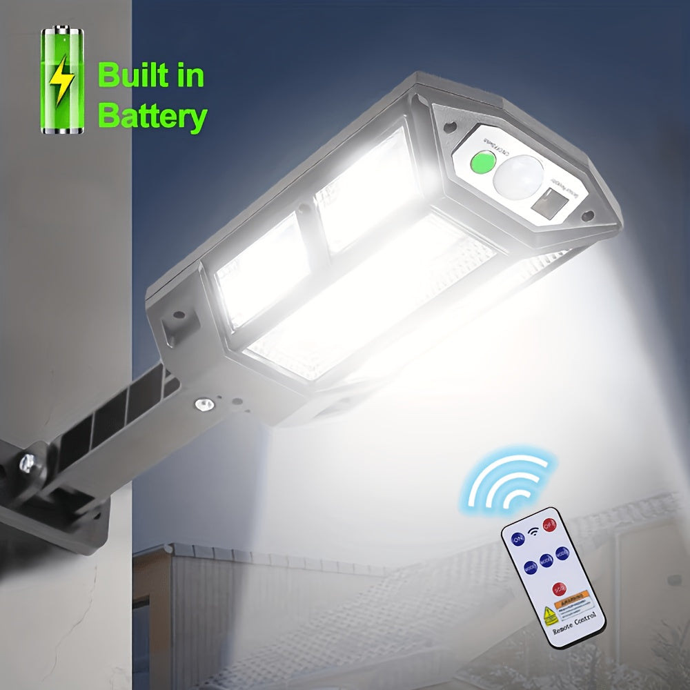 Luz solar para pared LED, 6500K súper brillante, resistente al agua, con control remoto - Ideal para exteriores, escalones y jardín, iluminación ahorradora de energía | Estilo vintage | Lámpara, luz solar para pared