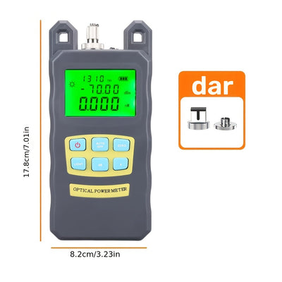 1pc Medidor de potencia óptica DXP-20B medidor de atenuación óptica OPM probador de atenuación de fibra -70+10dbm FC/SC/S