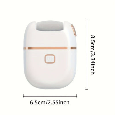 Amoladora eléctrica para pies, piedra de pulir eléctrica para eliminar la piel muerta Beige Claro y el estrato córneo. Removedor de pies que elimina eficazmente la piel muerta Beige Claro. La cabeza mate delicada puede eliminar efectivamente la piel muer