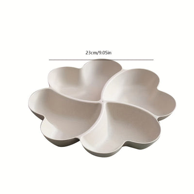 Plato para frutas, postres y dulces, 1 unidad, colorido, irrompible, plástico resistente, ideal para fiestas, bodas, café bar o living