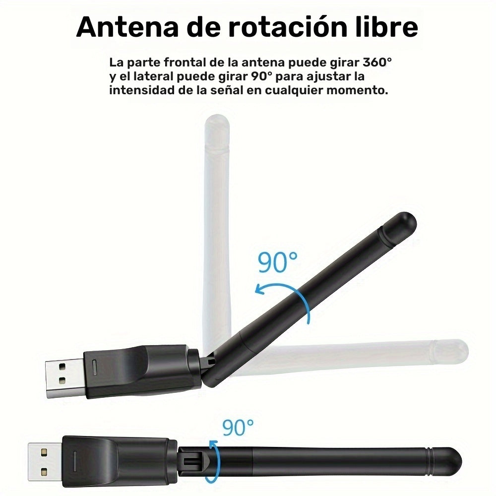 [Amplificador WiFi Mejora tu Señal] Modelo Nuevo 2024 Momotor Amplificador de Señal WiFi - Alimentado por USB, Mejora tu WIFI para Hogar, Oficina, Centros Comerciales y Cafés, Banda de 2.4GHz