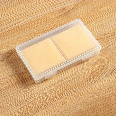 Conjunto de 1/3 piezas de recipientes sellados sin BPA para almacenar queso y mantequilla. Adecuado para refrigeradores, gabinetes de cocina y cajas de almacenamiento de alimentos en la mesa del comedor, reutilizables portátiles para picnics al aire libr