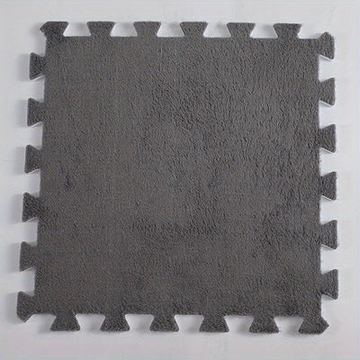 24 Piezas de Alfombrillas Entrelazadas - Personalizables en Blanco y , Antideslizantes con Acolchado, Fáciles de Limpiar, para Sala, Dormitorio, Oficina o Cafetería - Solución de Cubierta Grande, Tapetes para el Hogar, Decoración Moderna, Lavable a Máqui