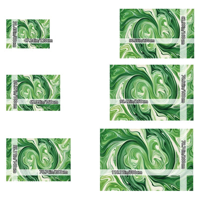 Decoración del hogar con terciopelo dorado de 800 gramos por metro cuadrado, con un diseño de espiral verde y un patrón de plástico en el fondo. Se puede utilizar en salas de estar, alfombras de sofás, alfombras de entrada, dormitorios, exteriores y en d
