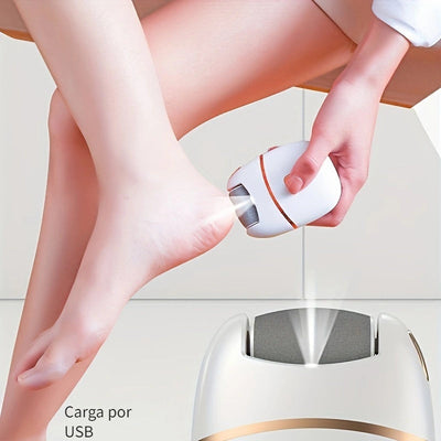 Amoladora Eléctrica para Pies Recargable de 1 Pieza, Amoladora para Pulir Cuero Sintético Grueso, Amoladora para Pies
