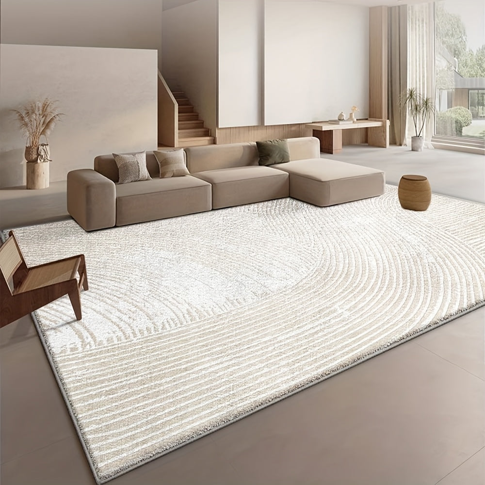 Alfombra de Terciopelo Lavable Moderna y Antideslizante de 850g/m² Estilo Bohemio Vintage Grueso y Suave, Transmite el Calor del Hogar con Fondo Antideslizante de Peluche Punto Duradero para Dormitorio Salón Interior Exterior