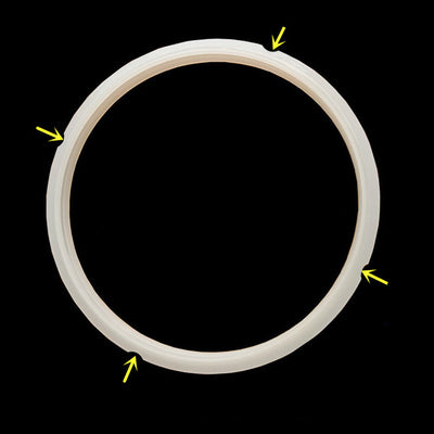 Anillo de sellado de tapa de cocinero de goma de silicona, reemplazo para cocineros eléctricos de 2-6 litros