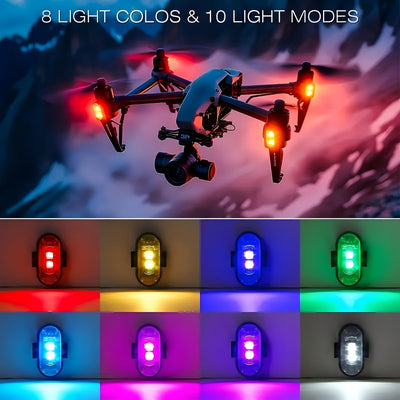 4 luces decorativas LED, luces ambientales recargables por USB, luces neónicas RGB con control remoto, adecuadas para coches, motocicletas, camiones, bicicletas, hogares y más luces decorativas versátiles.