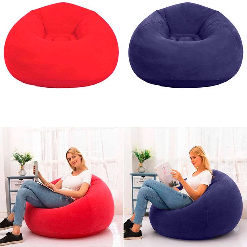Sofá Puf Inflable Felpa