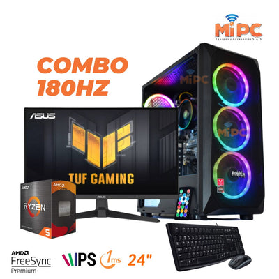 Computador Ryzen 7 5700G / Monitor Gamer de 24" 180 Hz