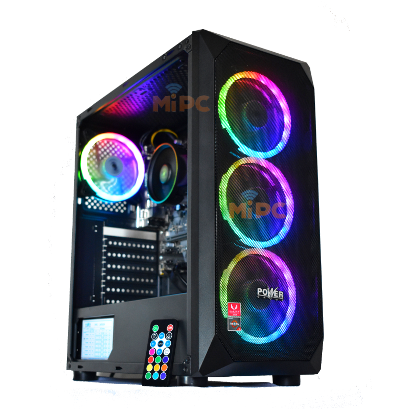 PC Ryzen 7 5700g + RTX 4060, Ram 16, Solido 512, Chasis Gamer