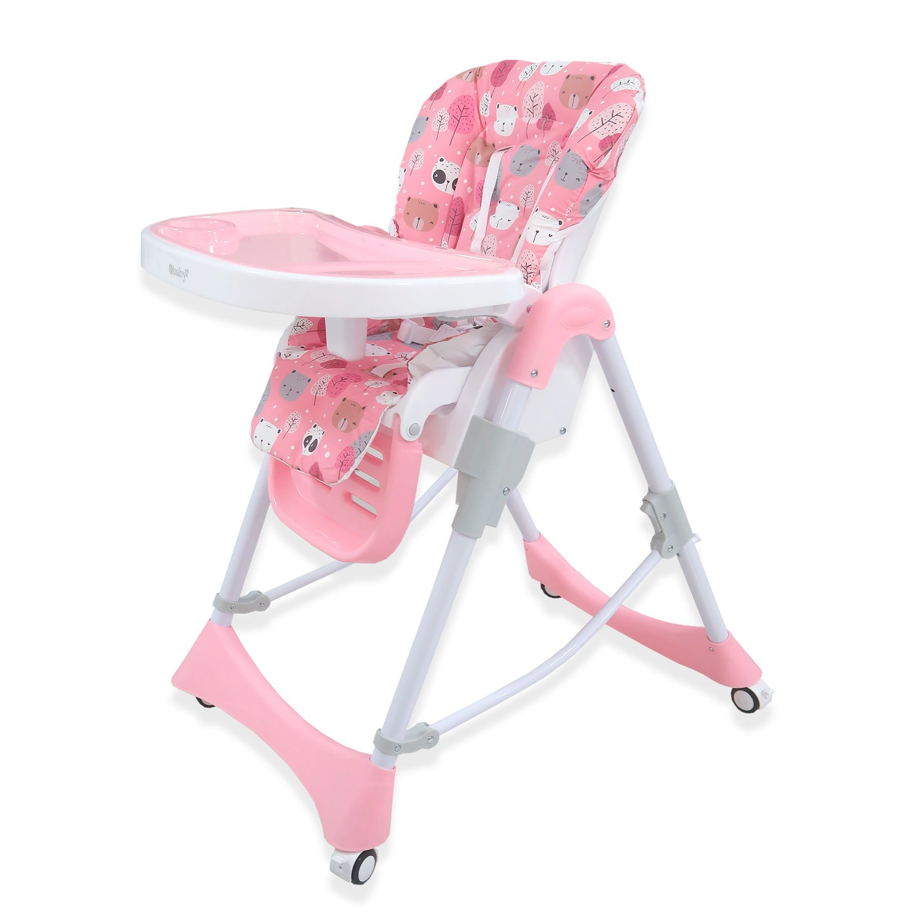 Silla Comedor Lori Eb624 Ebaby Rosado