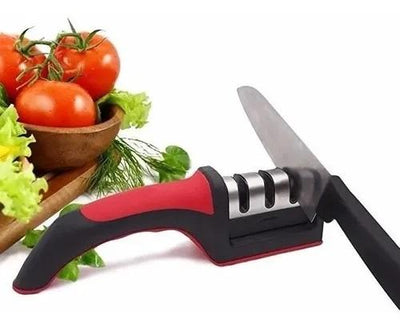 Combo Afilador+ Cuchillo+ Pelador De Verduras
