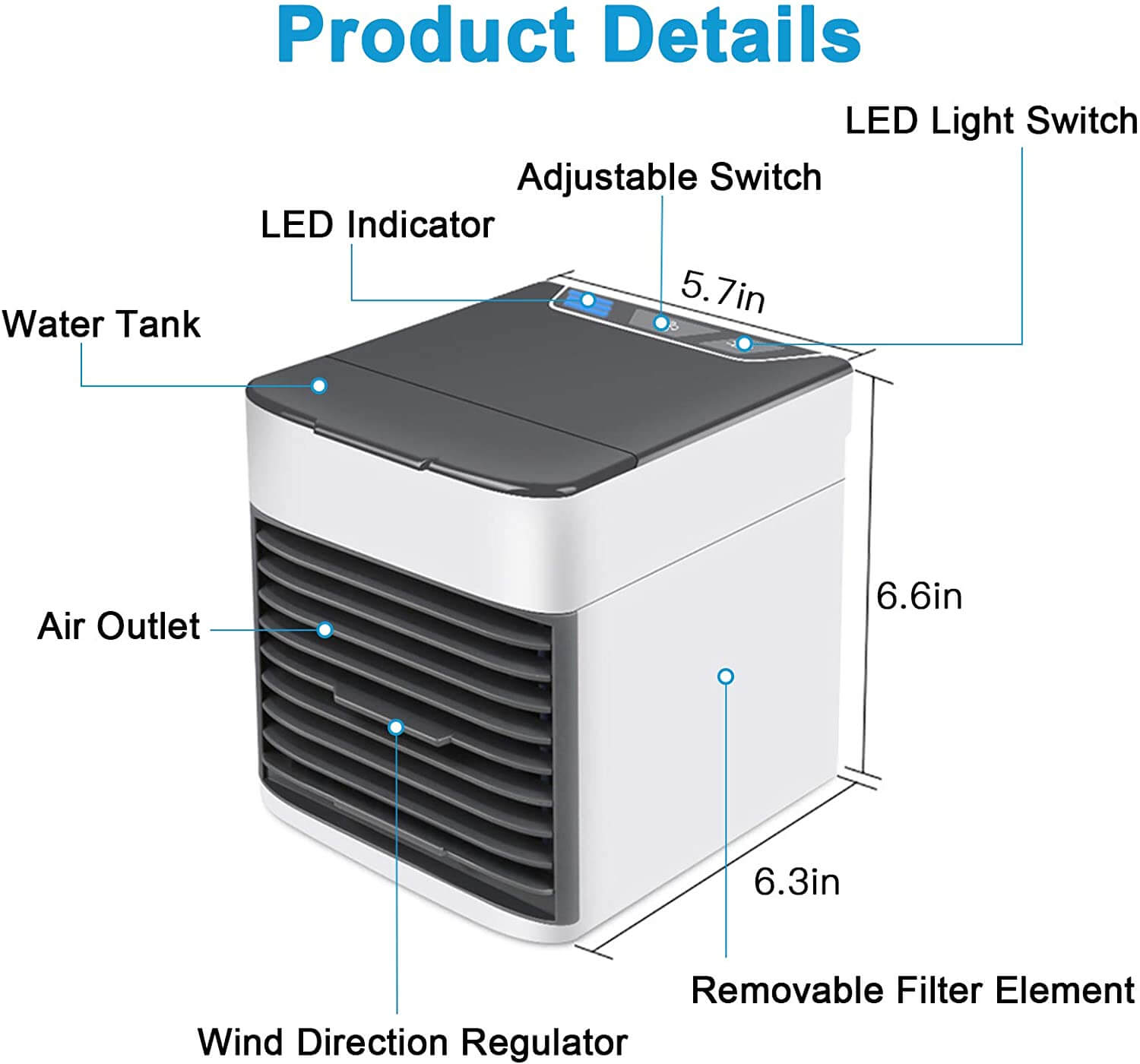 Ventilador Artic Ultra Con Mini Aire Acondicionado