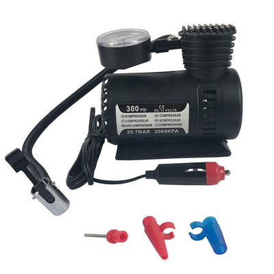 Compresor De Aire Dc12v Mini Bomba Portatil De Neumaticos