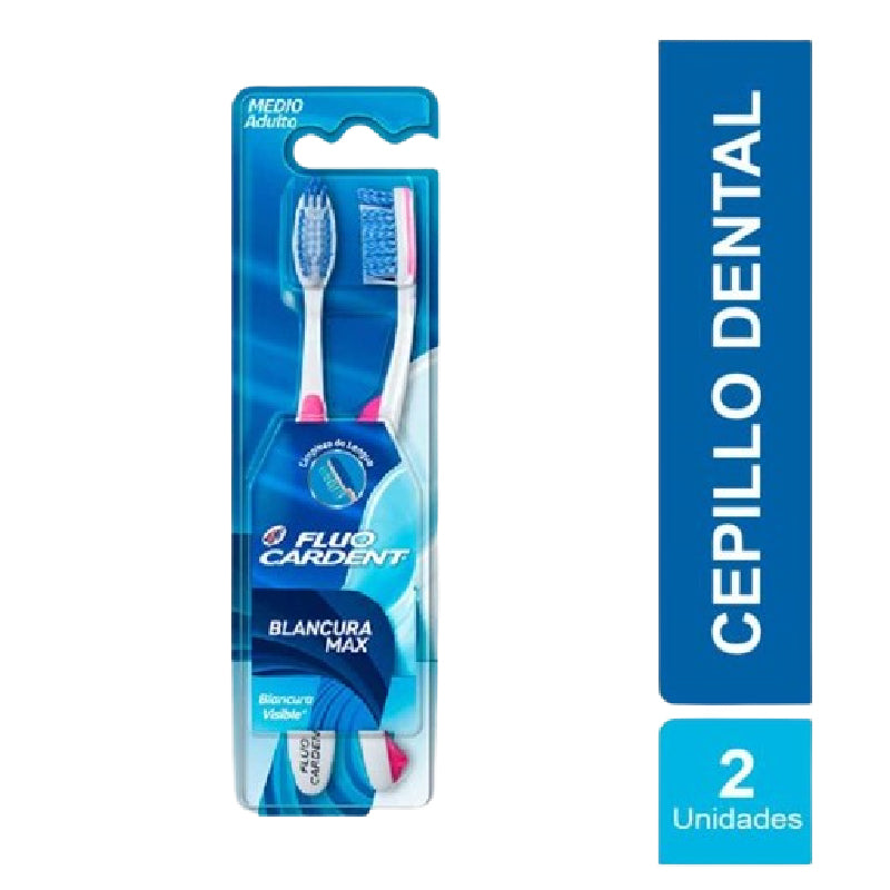 CEPILLO FLUOCARDENT 2U BLANCUR MAX MEDIO