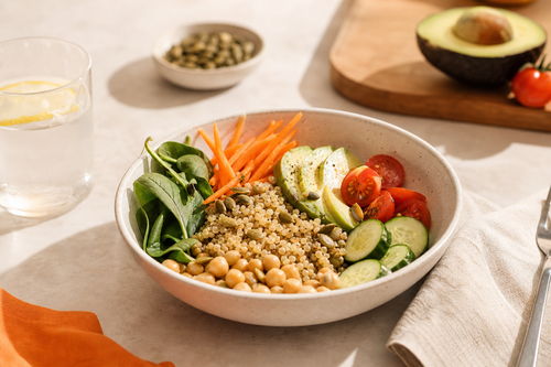 Cena ligera y nutritiva