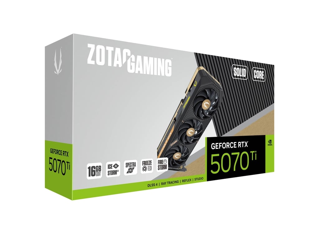 🔥 ZOTAC GAMING GeForce RTX 5070 Ti - 16GB GDDR7 | Rendimiento Ultra con Arquitectura Blackwell y DLSS4 🔥