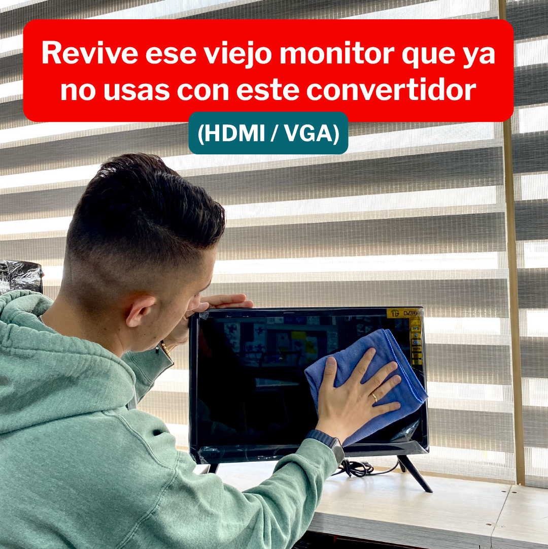 Caja Convertidora De Video TM-HDMI/VGA