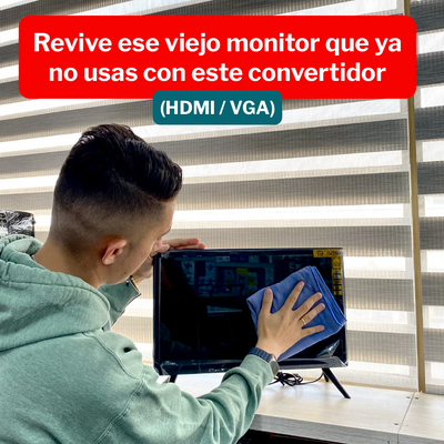 Caja Convertidora De Video TM-HDMI/VGA